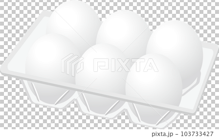 Image illustration of 6 egg pack set Image illustration of 6 egg pack set 103733427
