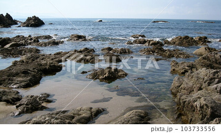 澄んだ海と奇岩だらけの海岸 103733556