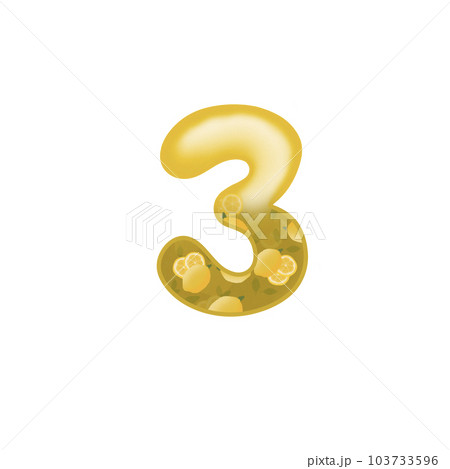 Number set element. Illutration. Number set element. Illutration. 103733596