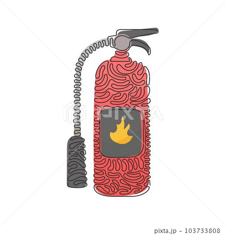 Fire Extinguisher Chalk Drawing 10636544 Vector Art at Vecteezy