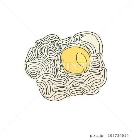 Gourmet Fried Eggs Drawing Illustration PNG Images