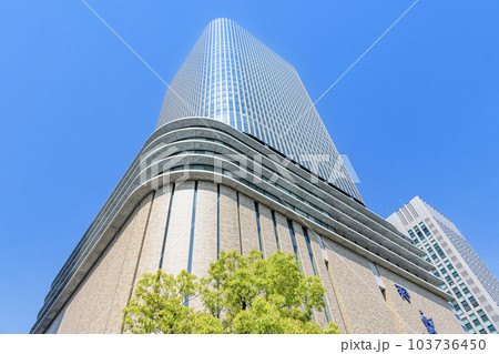大阪府大阪市　中之島を代表する超高層ビル　快晴の中之島フェスティバルタワー 103736450