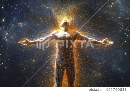 体の中にある宇宙、人体の不思議「AI生成画像」 103740831