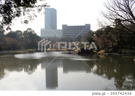 春の小石川後楽園 大泉水 春の小石川後楽園 大泉水 103742438