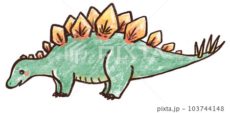 横を向くステゴサウルス 103744148