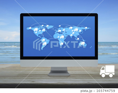 Business transportation online concept, Elements of this image furnished by NASA Business transportation online concept, Elements of this image furnished by NASA 103744759