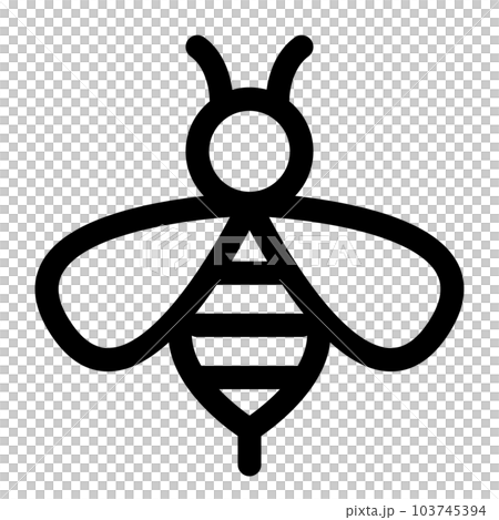 代表春天、蜜蜂和昆蟲的線條樣式圖標 103745394