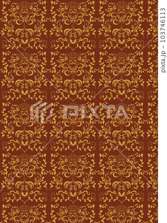 アンティーク調　パターン　縦 103746113