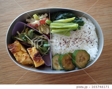 野菜たっぷりのヘルシーなお弁当 野菜たっぷりのヘルシーなお弁当 103748171