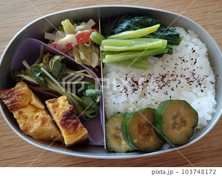 野菜たっぷりのヘルシーなお弁当 野菜たっぷりのヘルシーなお弁当 103748172