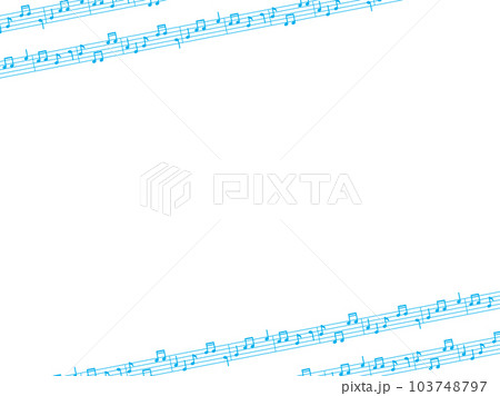 音符楽譜背景 音符楽譜背景 103748797
