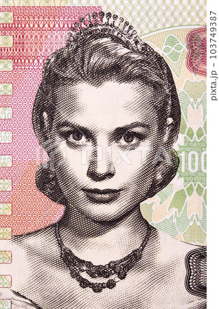 Princess Grace Kelly a portrait from money 103749387