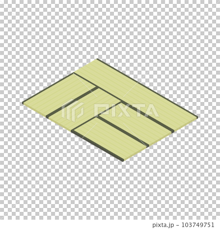 Wrong way to lay 6 tatami mats illustration Wrong way to lay 6 tatami mats illustration 103749751