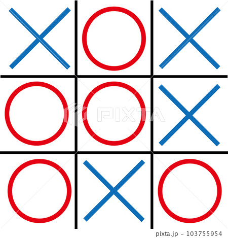 マルバツゲーム 引き分け マルバツゲーム 引き分け 103755954