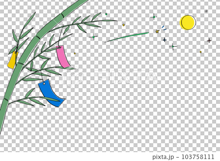 七夕のフレーム 103758111