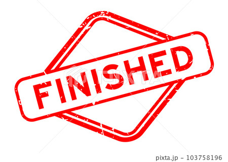 Grunge red finished word rubber seal stamp on white background Grunge red finished word rubber seal stamp on white background 103758196