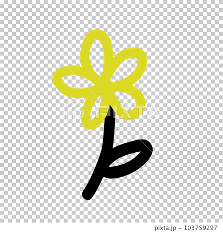 Flower icon on white background for graphic and web design. Simple vector sign. Internet concept symbol for website button or mobile app 103759297
