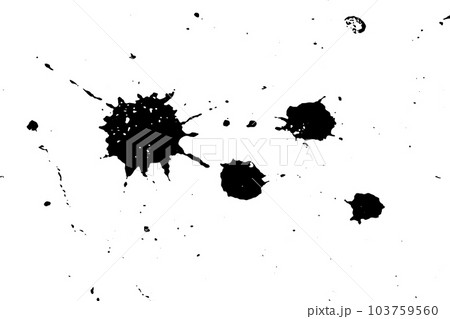 Grunge black water droplet splash textured background (Vector). Use for decoration, aging or old layer Grunge black water droplet splash textured background (Vector). Use for decoration, aging or old layer 103759560