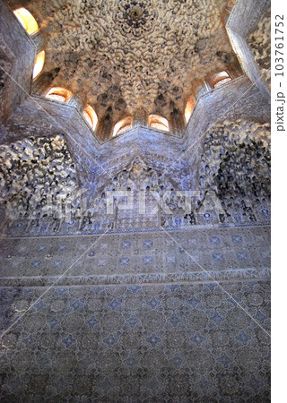 二姉妹の間（アルハンブラ宮殿のライオン宮） 103761752