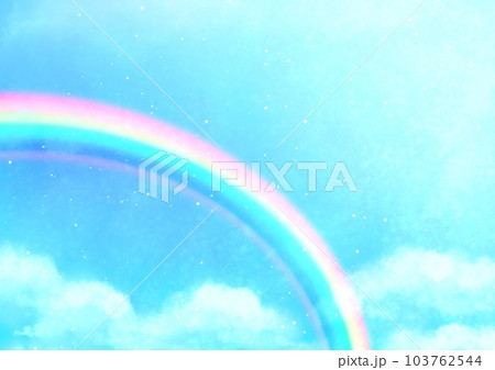 希望の虹空 背景素材 希望の虹空 背景素材 103762544