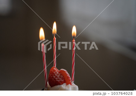 誕生日ケーキのろうそく 誕生日ケーキのろうそく 103764028