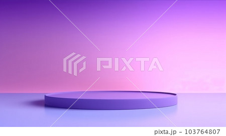 Abstract purple color background for product presentation, AI generated. 103764807