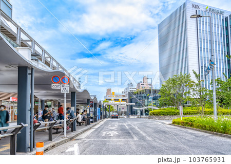 川崎市の都市風景　武蔵小杉駅 103765931