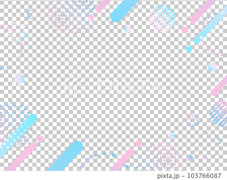 ネオン 流れ星 ポップ かわいいフレーム 七夕 ネオン 流れ星 ポップ かわいいフレーム 七夕 103766087