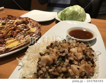 アメリカのレストランで食べた夕飯 アメリカのレストランで食べた夕飯 103766393