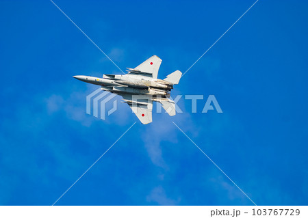 飛行する航空自衛隊の戦闘機 F-15J 103767729