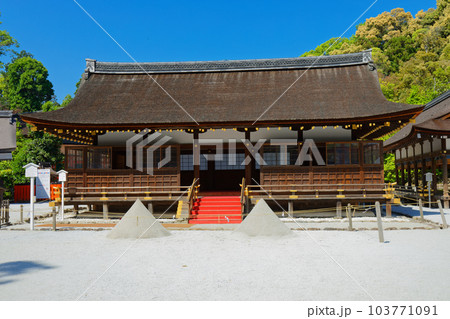 立砂　細殿　上賀茂神社 103771091