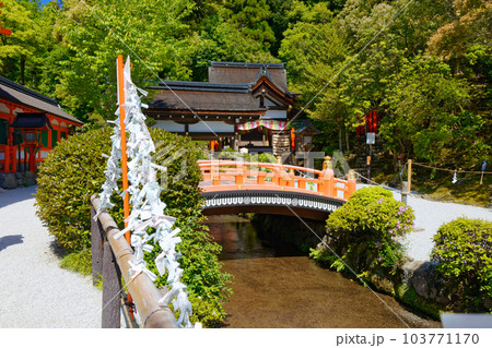 玉橋　片山御子神社　上賀茂神社 103771170