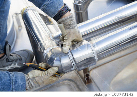 受水槽廻り既設給水管撤去 103773142