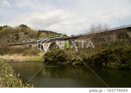 JR釜石線 達曾部川橋梁 103774004