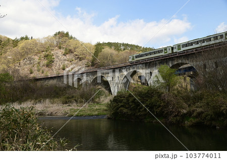 JR釜石線 達曾部川橋梁 103774011