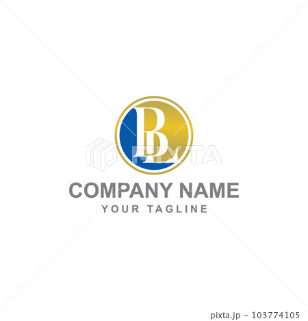 BL Latter Logo Template vector Abstract Monogram Symbol. BL Latter Logo Template vector Abstract Monogram Symbol. 103774105