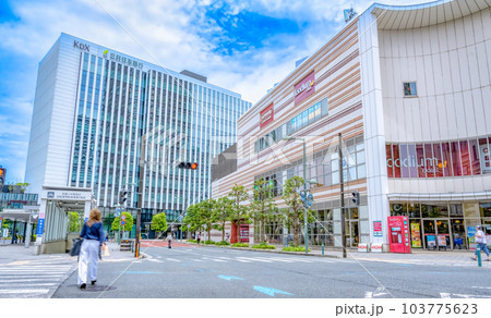 川崎市の都市風景 武蔵小杉駅 川崎市の都市風景 武蔵小杉駅 103775623