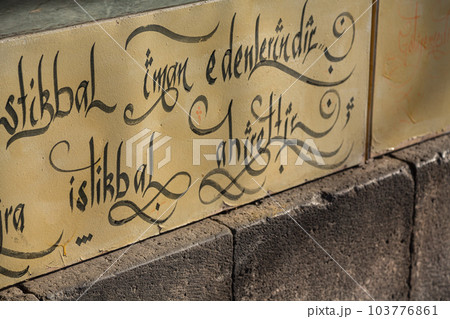 トルコ　カイセリの市街地にあるブリュンズモスク 103776861