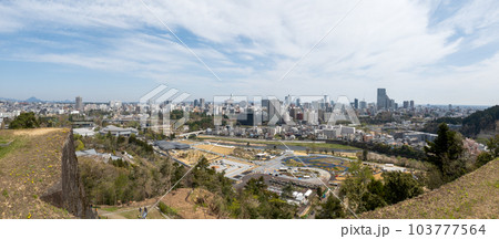 仙台城跡（青葉城址）「仙台の一望風景」 in 宮城県仙台市 103777564