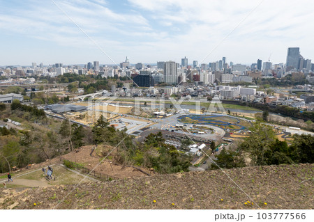 仙台城跡（青葉城址）「仙台の一望風景」 in 宮城県仙台市 103777566