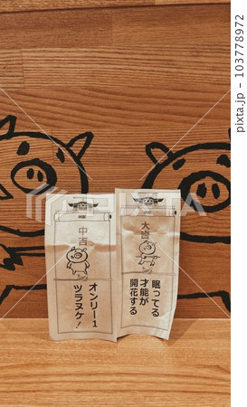 浅草で娘とおみくじ 浅草で娘とおみくじ 103778972