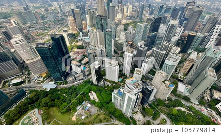 マレーシアのKLタワーから見た風景 マレーシアのKLタワーから見た風景 103779814