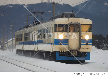 北陸本線　石動ー福岡　JR西日本　475系　A18編成（金沢） 103781973