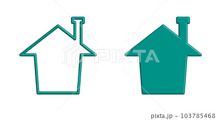 Illustration Vector graphic of Home icon template 103785468