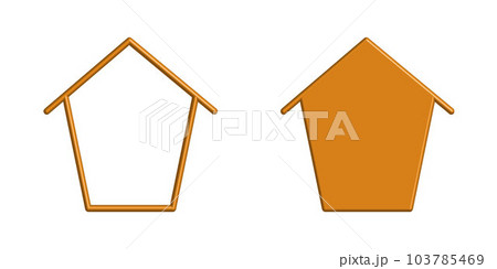 Illustration Vector graphic of Home icon template 103785469
