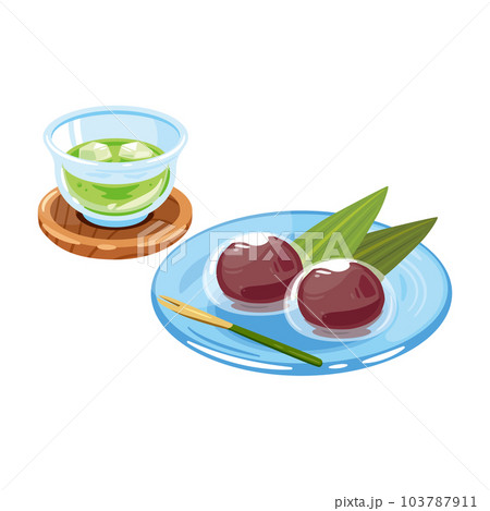 お茶　葛饅頭 103787911