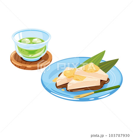 お茶　くず餅 103787930