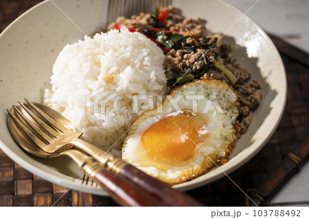 ガパオ　タイ料理 103788492