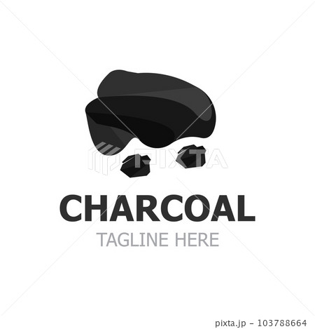 Charcoal wood burning flat pile vector illustration isolated on white background resources of nature icon for industrial design Charcoal wood burning flat pile vector illustration isolated on white background resources of nature icon for industrial design 103788664