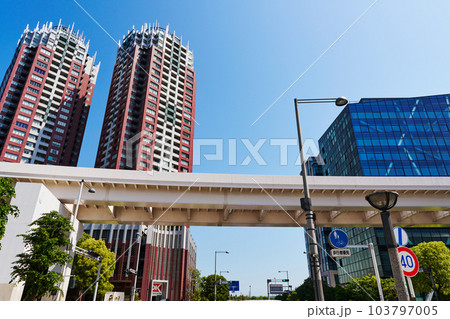 東京 お台場の街並み 東京 お台場の街並み 103797005